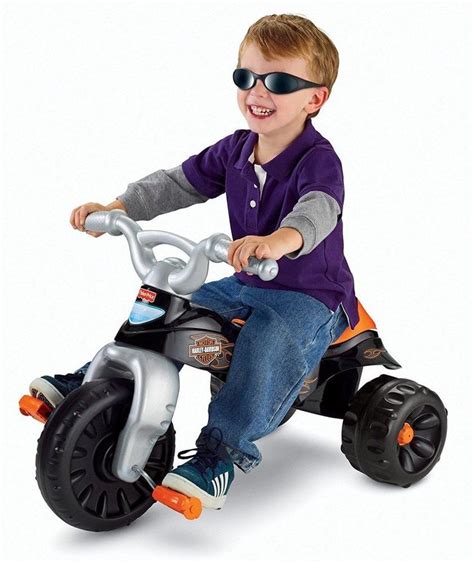 Harley Davidson Tricycle Ride On Kid Learning Bike Kids Trike Baby