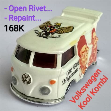 Hot Wheels VW Volkswagen Kool Kombi Custom Pancasila President And Vice Gus Dur Megawati