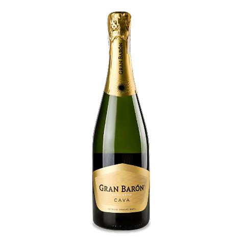 Вино ігристе Gran Baron Cava Semi-seco 0,75л – онлайн-супермаркет «Сільпо»
