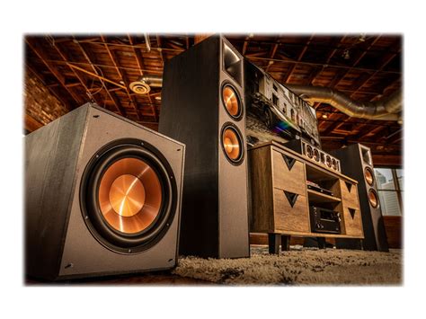 Klipsch Reference Series R 100SW Svart 1065958 Dustinhome No