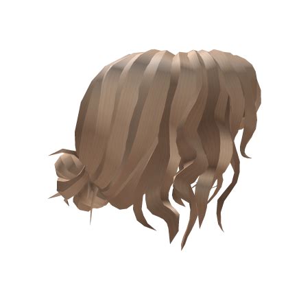 Low Messy Bun Blonde Roblox
