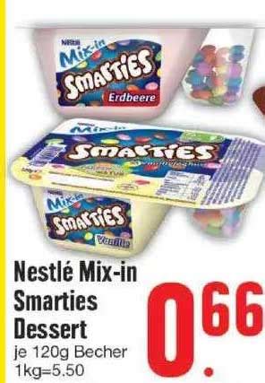 Nestl Mix In Smarties Dessert Angebot Bei Edeka Prospekte De