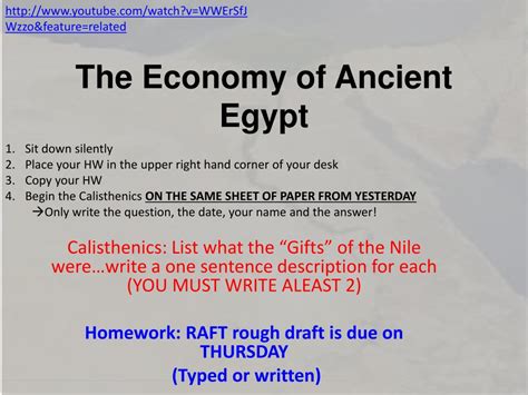 Ppt The Economy Of Ancient Egypt Powerpoint Presentation Free