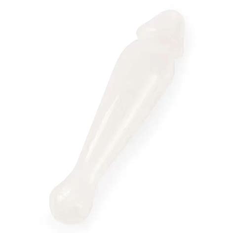 Natural Rose Clear Quartz Polished Crystal Dildo Healing Stones Hand Made Crystal Dildo Massage
