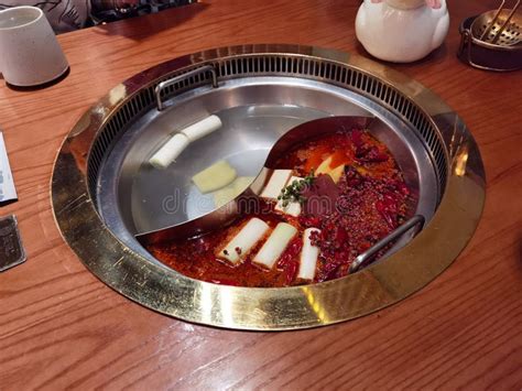 Chinese Cuisine Spicy Mala Hotpot Green Onion Chilly Spice Chinese Herbs Sichuan Chongqing Hot