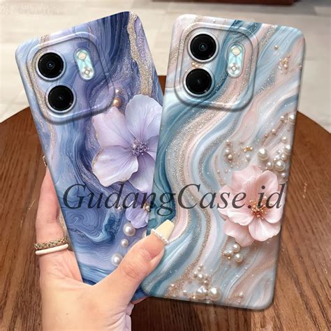 外殼 Infinix Smart Hot i 最新柔性軟包 Procamera 現代花卉大理石圖案 蝦皮購物