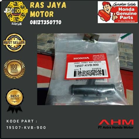 Jual Ahm Joint Three Way House Sambungan Pipa Selang Radiator Vario