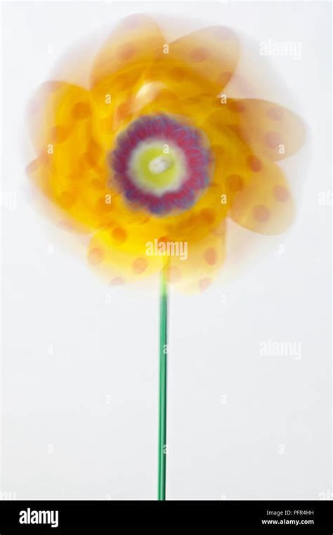 Flower Pinwheel Spinning Stock Photo Alamy