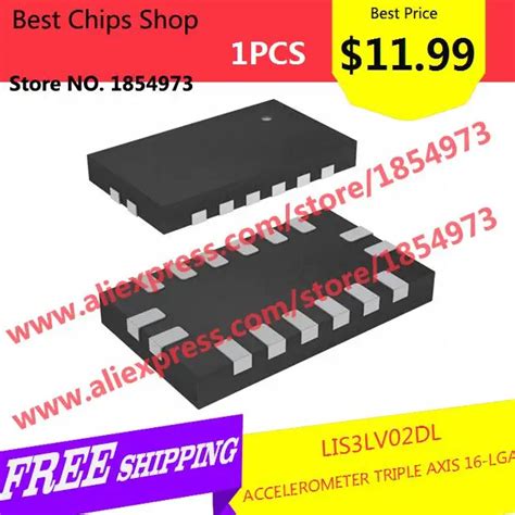 Free Shipping 1PCS 11 99 ELectronic LIS3LV02DL ACCELEROMETER TRIPLE