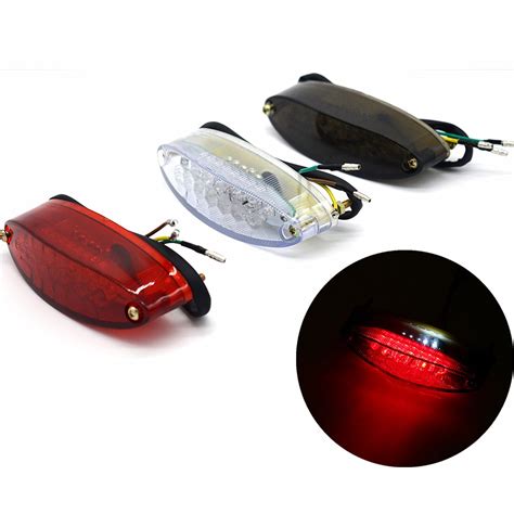 Luz Roja De Freno Trasera Para Motocicleta Luz Trasera Para Moto