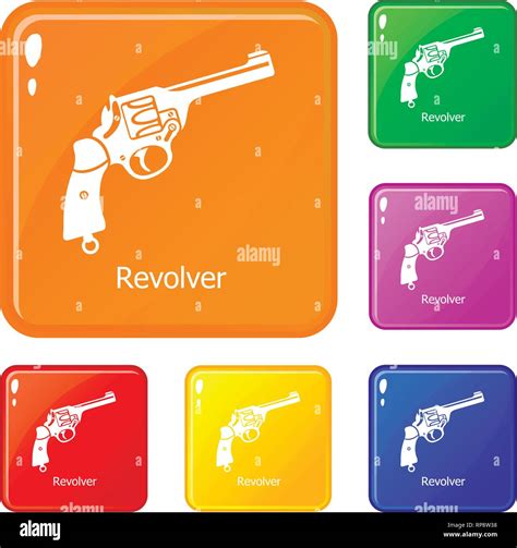 Revolver Iconos En Color Vectorial Imagen Vector De Stock Alamy