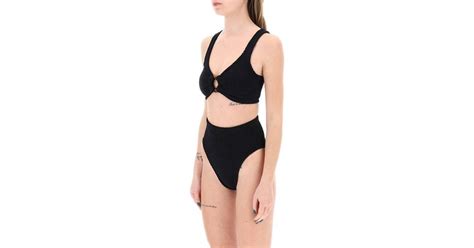 Hunza G Nadine Bikini Set In Black Lyst