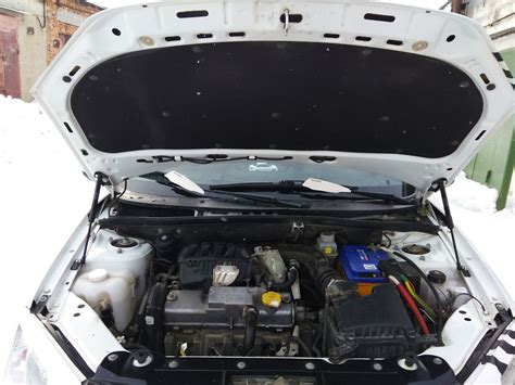 #56 Амортизаторы капота — Lada Гранта (1G), 1,6 л, 2015 года | тюнинг ...