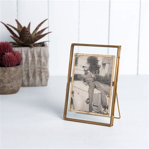 Rex London Standing Brass Picture Photo Frame Cm X Cm Ebay