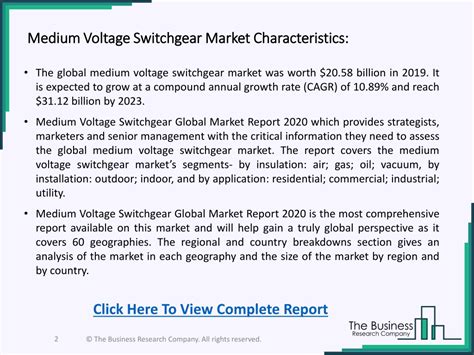 PPT Medium Voltage Switchgear Market Growth Analysis PowerPoint