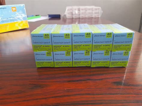 Isophane Insulin Injection IP, Packaging Size: 10 ml at ₹ 120/piece in ...