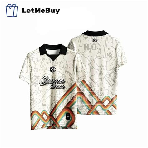 Baju Raya 2024 Viral Custom Science Stream Jersey Sublimation Collar
