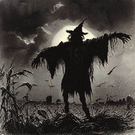 Scary Scarecrow Art