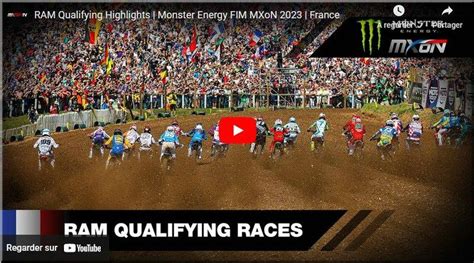 Motocross Des Nations France Ern E Les R Sum S Vid O Des