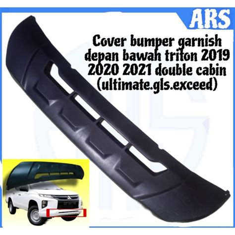 Jual Cover Bumper Garnish Depan Bawah Triton 2019 2020 2021 Double