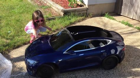 Tesla Model S For Kids Unboxing Youtube