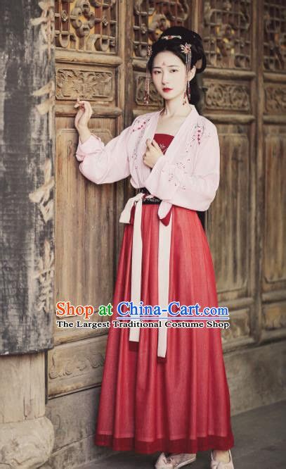 Ancient Chinese Tang Dynasty Nobility Lady Hanfu Dress Traditional