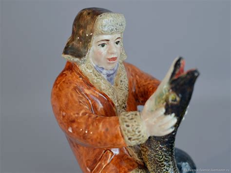 Фаянсовая статуэтка "Рыбак" в интернет-магазине на Ярмарке Мастеров ...