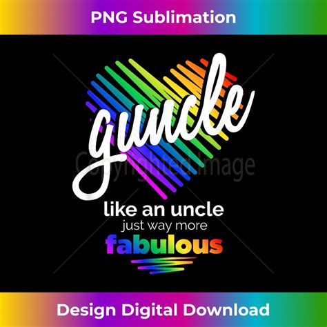Mens LGBT Gay Uncle Guncle Funny Uncle T Artisanal Sublima Inspire Uplift