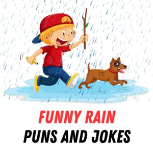 90+ Funny Rain Puns and Jokes: Weather the Storm with Laughter ...