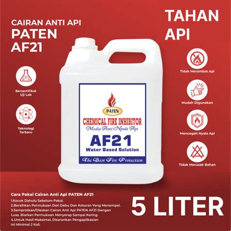 Jual Cairan Anti Api Paten Af Kemasan Liter Kota Tangerang