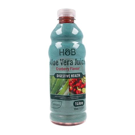 Holland Barrett Aloe Vera Juice Drink Cranberry Litre Holland