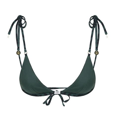 TET Swimwear Bikini Kai Top Classy Tiger Online Kopen Bij LDH Moda TET TP TigerGreen
