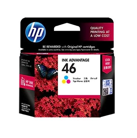 HP 46 Tri- Color Ink Cartridge CZ638AA 46 : Amazon.in: Computers ...