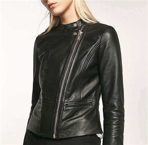 Black Nude Women Leather Jacket Maker Of Jacket
