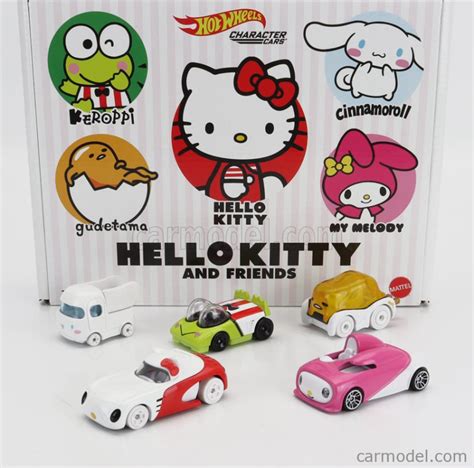 Mattel hot wheels Hello kitty Set pěti modelů Hello Kitty And Friends RCprofi cz