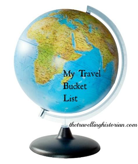 Travel Bucket List - The Travelling Historian