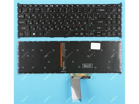 Клавиатура для Acer Extensa EX215-51KG черная c подсветкой - купить ...