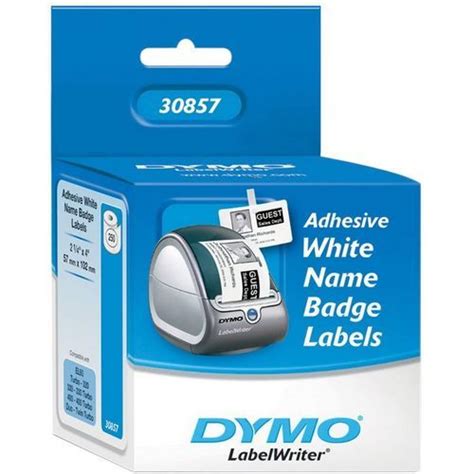 Buy DYMO 30857 LabelWriter Name Badge Labels 2 1 4 X 4 White