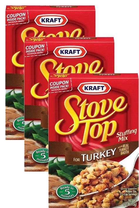 Kraft Stove Top Turkey Stuffing Mix 3 Pack Buy Online In United Arab