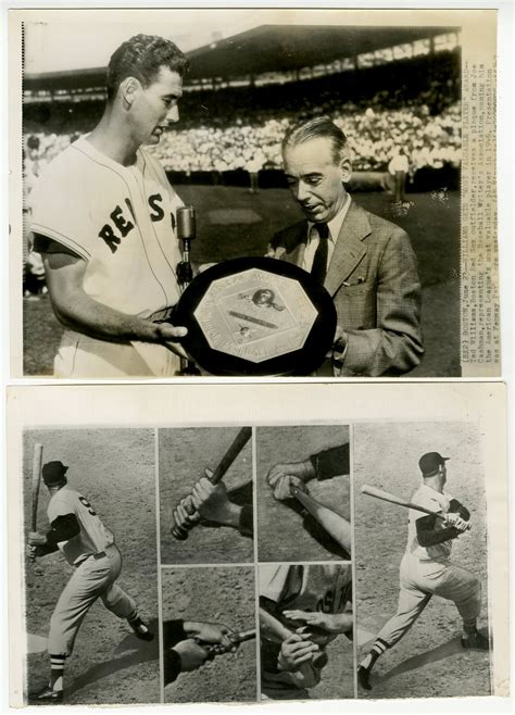 Lot Detail 1940s And 1950s Ted Williams Original Baseball Photos