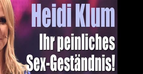 Heidi Klum privat Peinliches Sex Geständnis So schnabelt sie mit ihrem Vito news de