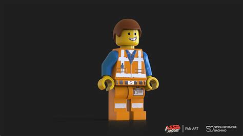 ArtStation Emmet From THE LEGO MOVIE Fan Art Simon Betancur Baghino