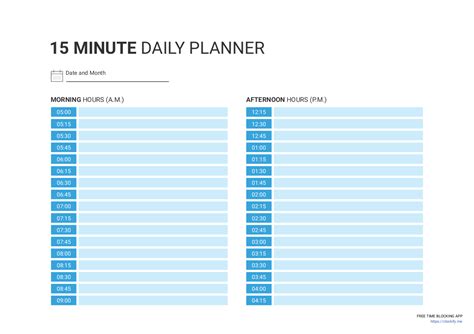 Time Blocking Planner 9 Free Time Blocking Templates