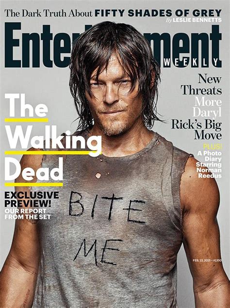 Norman Reedus covers Entertainment Weekly for Walking Dead and takes over their Instagram|Lainey ...