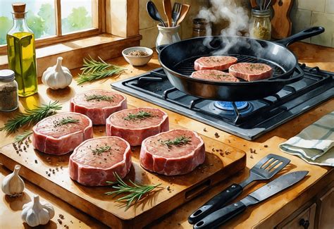 how to cook a pork griller steak