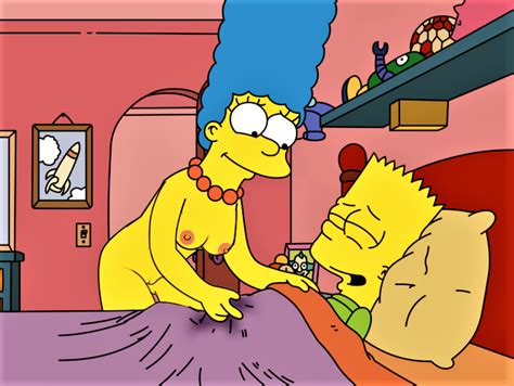 Hentai Busty Ass Bart Simpson Breasts Erect Nipples Marge Simpson