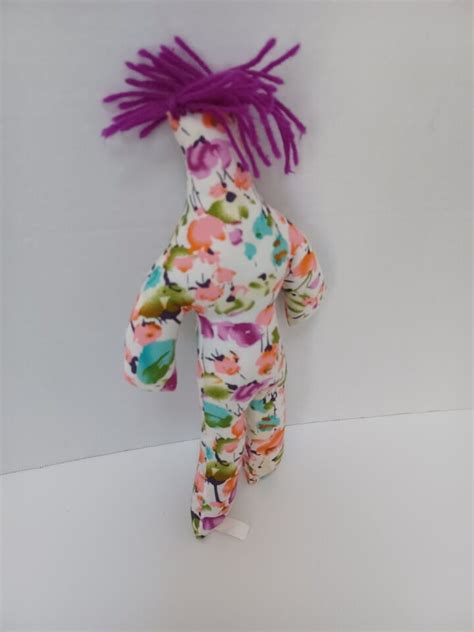 Original Dammit Stress Doll 12 Orange Purple Pink Blue Paisley Purple