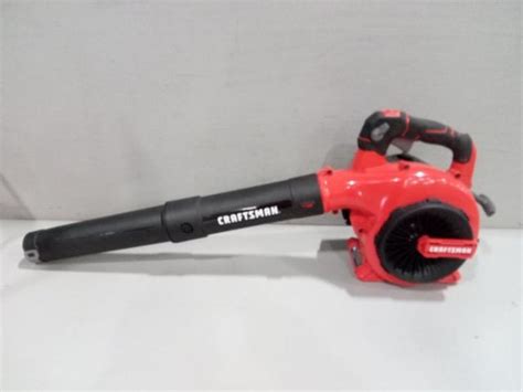 Craftsman B2200 25 Cc 2 Cycle 410 Cfm 180 Mph Gas Handheld Leaf Blower Allsurplus Pittston