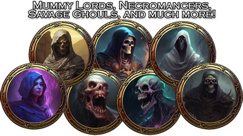 Fantasy Token Pack Undead 03 Grim Press Fantasy Token Packs