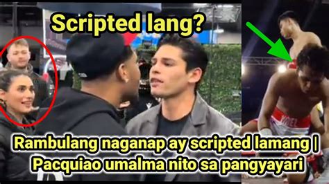 Rambulang Naganap Ay Isang Scripted Lamang Manny Pacquiao Nasiyahan